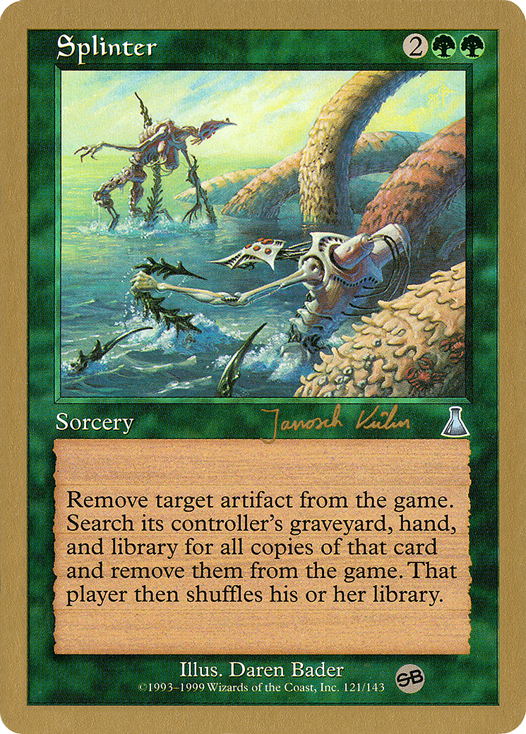 Splinter - 2000 Janosch Kuhn (UDS) (SB) [World Championship Decks 2000]