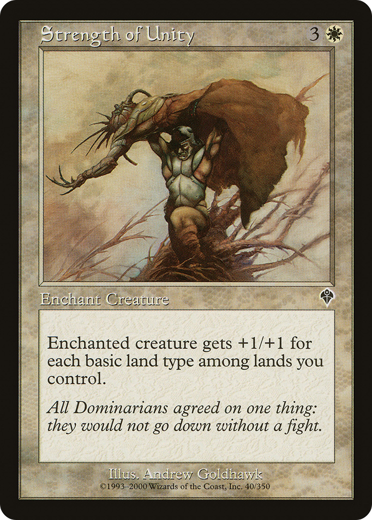 Strength of Unity (INV-040) [Invasion] Foil