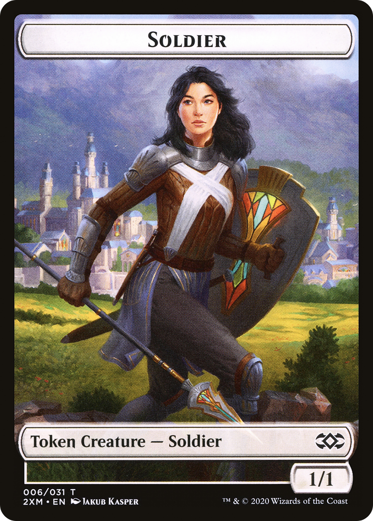 Soldier (T2XM-006) [Double Masters Tokens] Foil