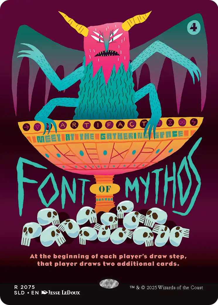 Font of Mythos (SLD-2075) (Borderless) [Secret Lair Drop]