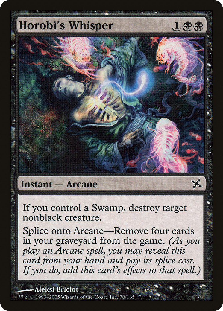 Horobi's Whisper (BOK-070) [Betrayers of Kamigawa] Foil