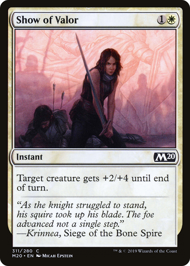 Show of Valor (M20-311) [Core Set 2020]