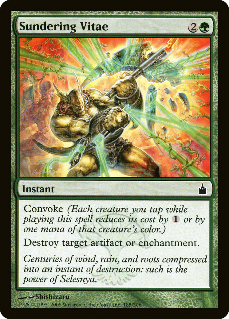 Sundering Vitae (RAV-185) [Ravnica: City of Guilds] Foil