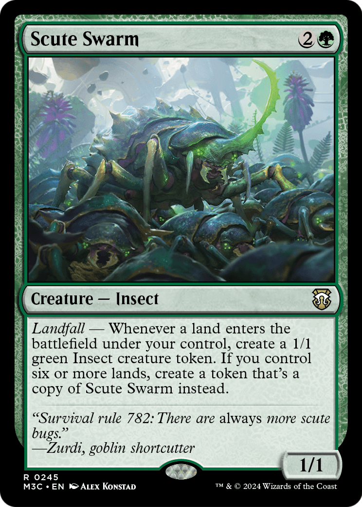 Scute Swarm (M3C-245) [Modern Horizons 3 Commander]