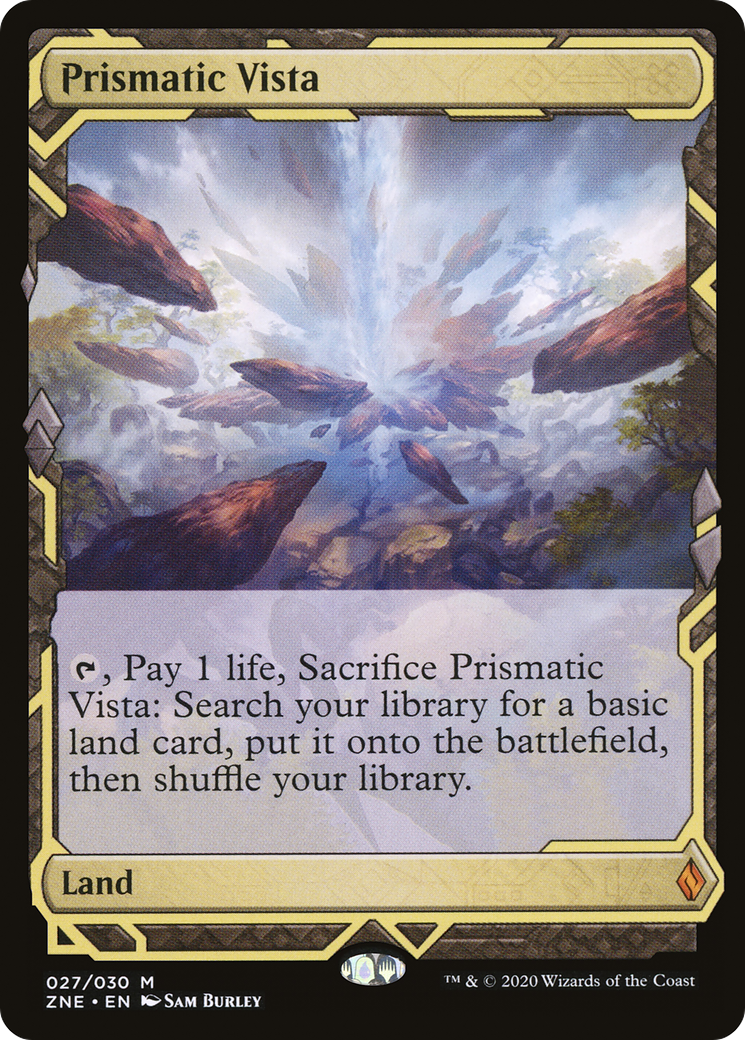 Prismatic Vista (ZNE-027) [Zendikar Rising Expeditions] Foil