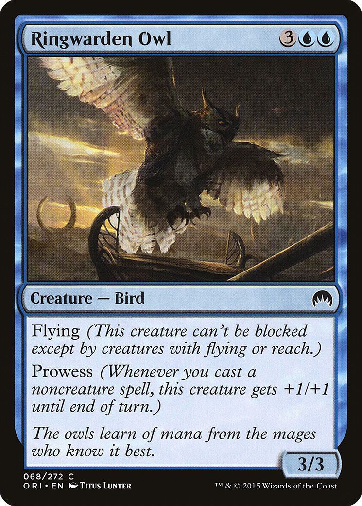 Ringwarden Owl (ORI-068) [Magic Origins] Foil