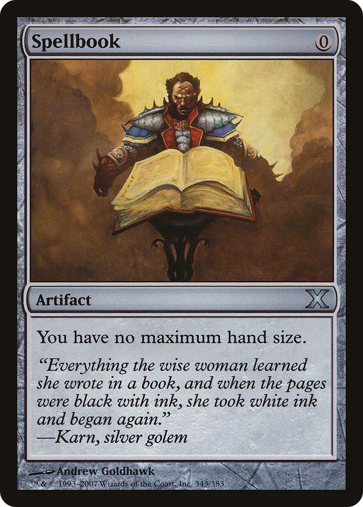 Spellbook (10E-343) [Tenth Edition] Foil