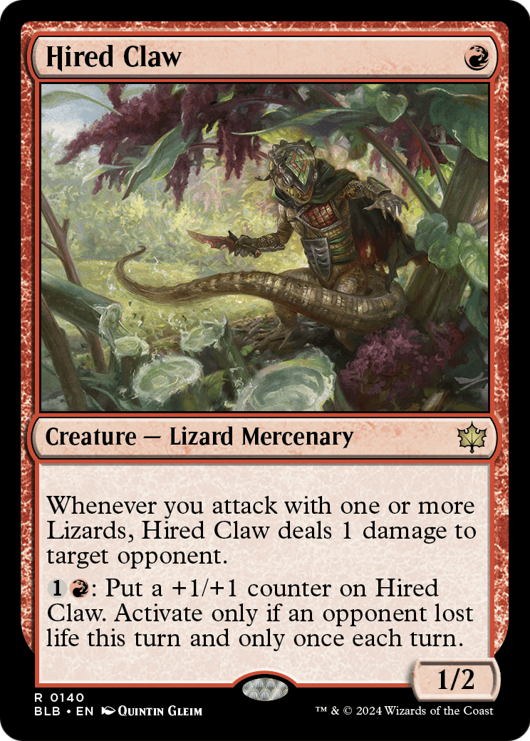 Hired Claw (BLB-140) [Bloomburrow]