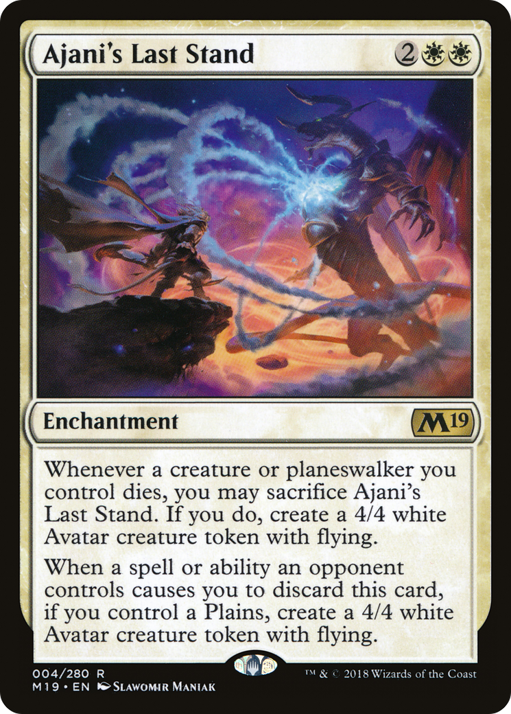 Ajani's Last Stand (M19-004) [Core Set 2019]