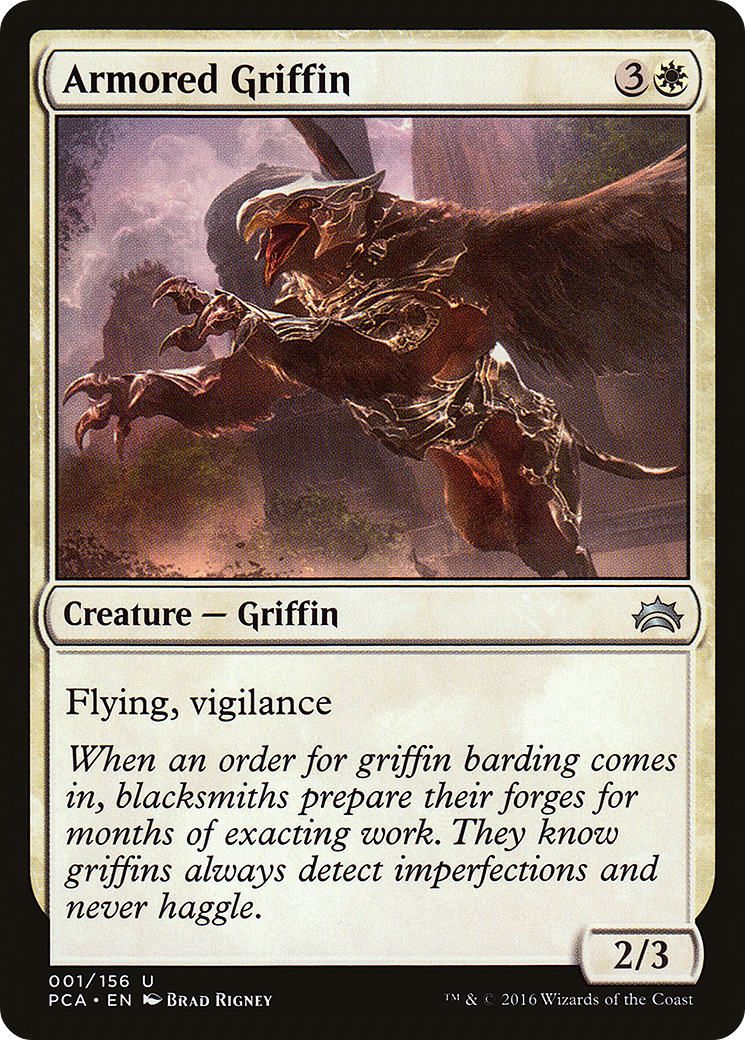Armored Griffin (PCA-001) [Planechase Anthology]