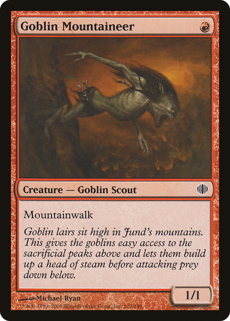 Goblin Mountaineer (ALA-102) [Shards of Alara]