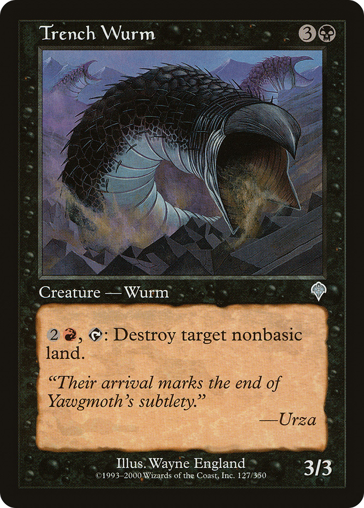 Trench Wurm (INV-127) [Invasion] Foil