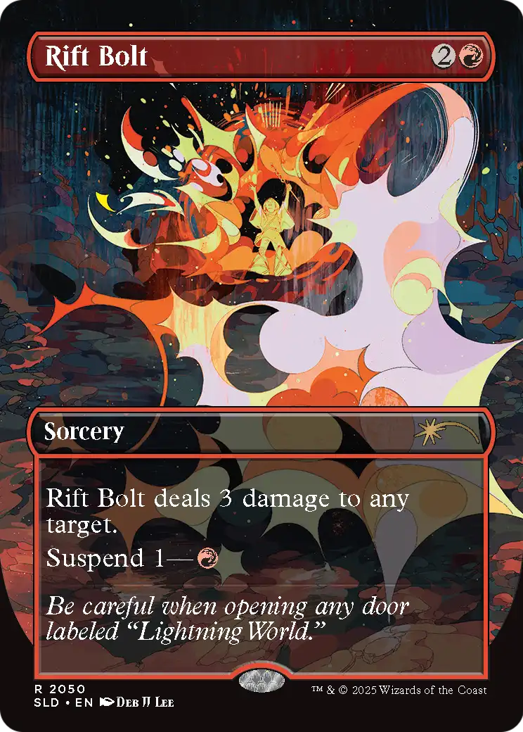 Rift Bolt (SLD-2050) (Borderless) [Secret Lair Drop] Foil