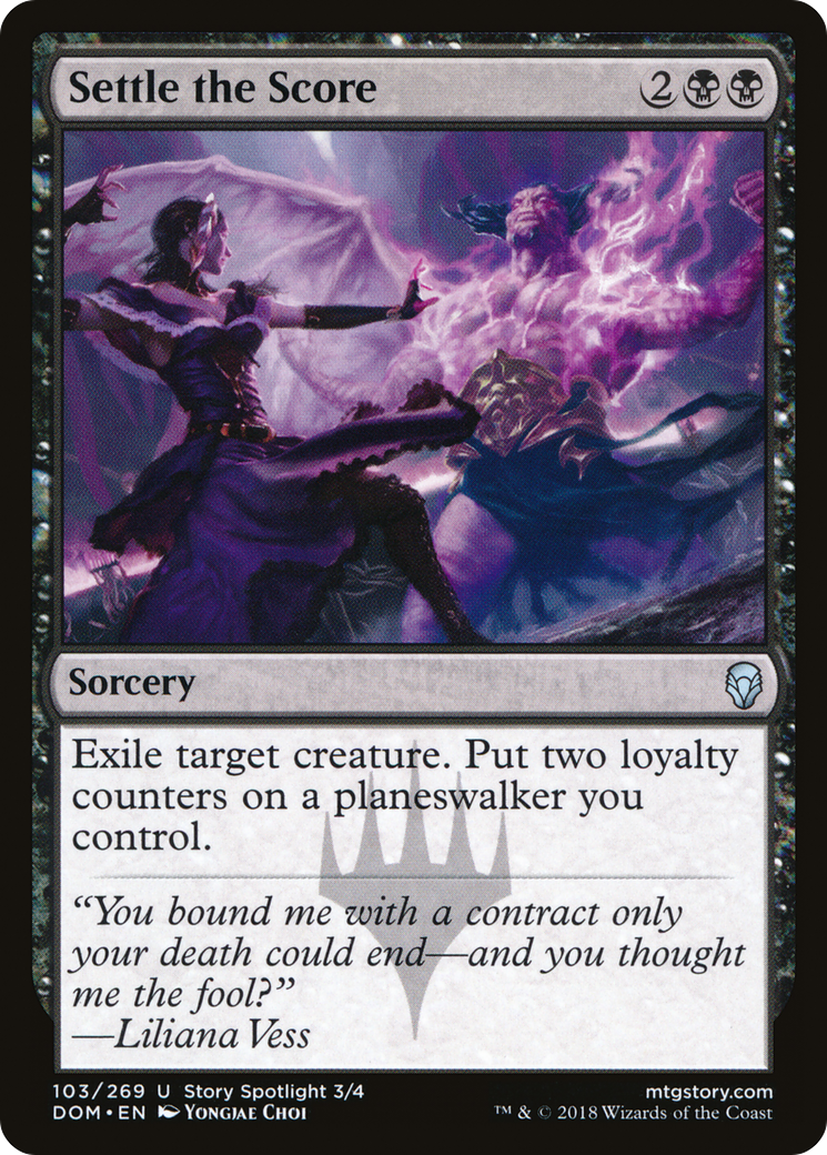 Settle the Score (DOM-103) [Dominaria]