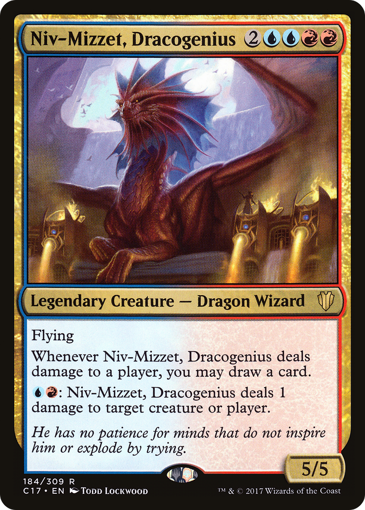 Niv-Mizzet, Dracogenius (C17-184) [Commander 2017]