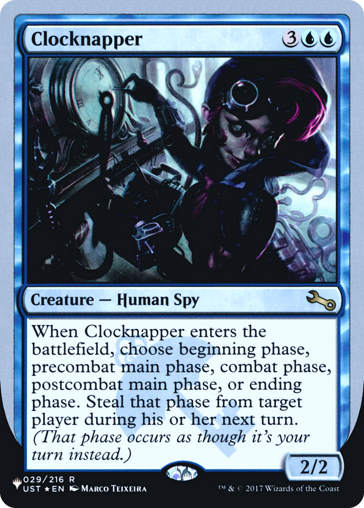 Clocknapper (LIST-029/216) [The List (Unfinity Foil Edition)] Foil