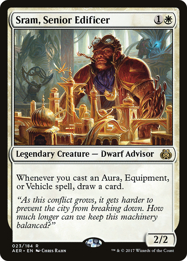 Sram, Senior Edificer (AER-023) [Aether Revolt] Foil