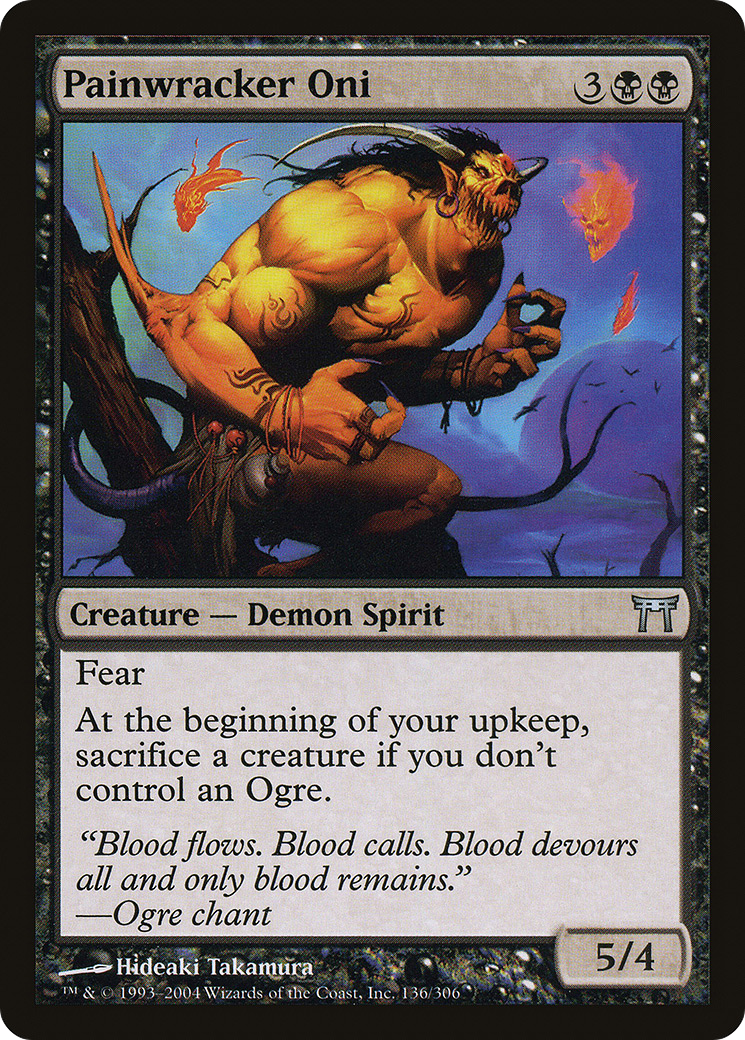 Painwracker Oni (CHK-136) [Champions of Kamigawa] Foil