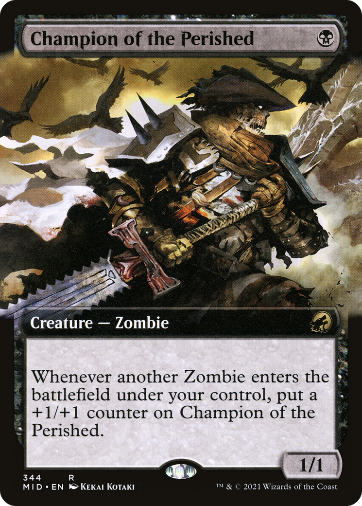 Champion of the Perished (Extended Art) (MID-344) [Innistrad: Midnight Hunt]
