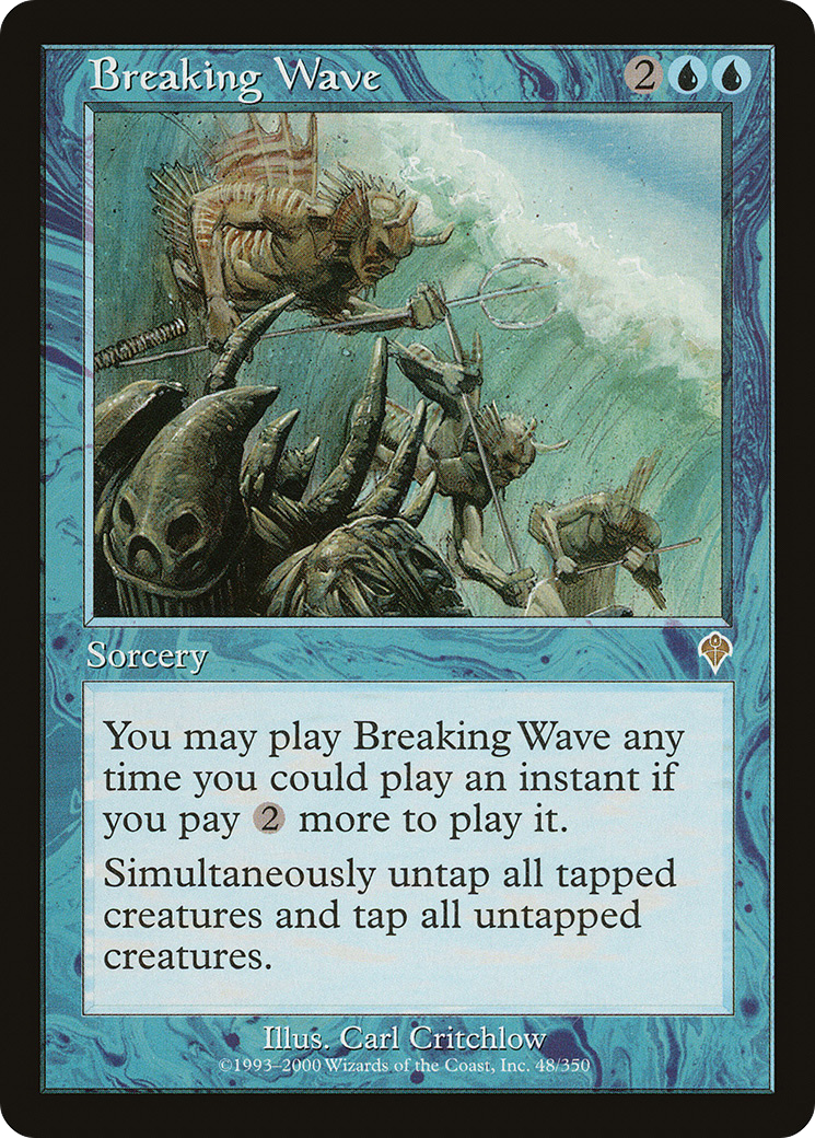 Breaking Wave (INV-048) [Invasion] Foil