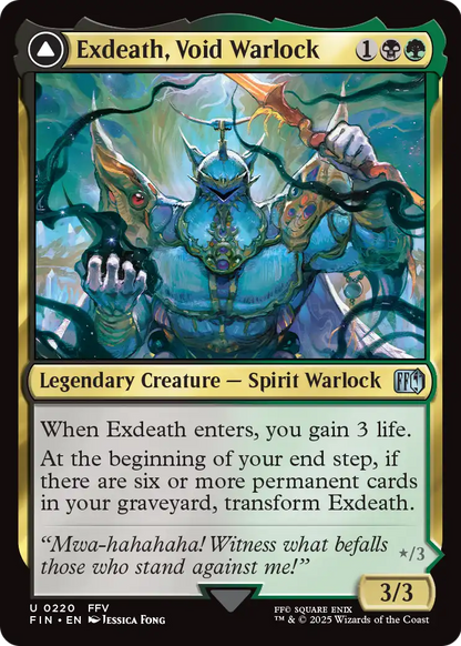 Exdeath, Void Warlock (FIN-220) [FINAL FANTASY] Foil