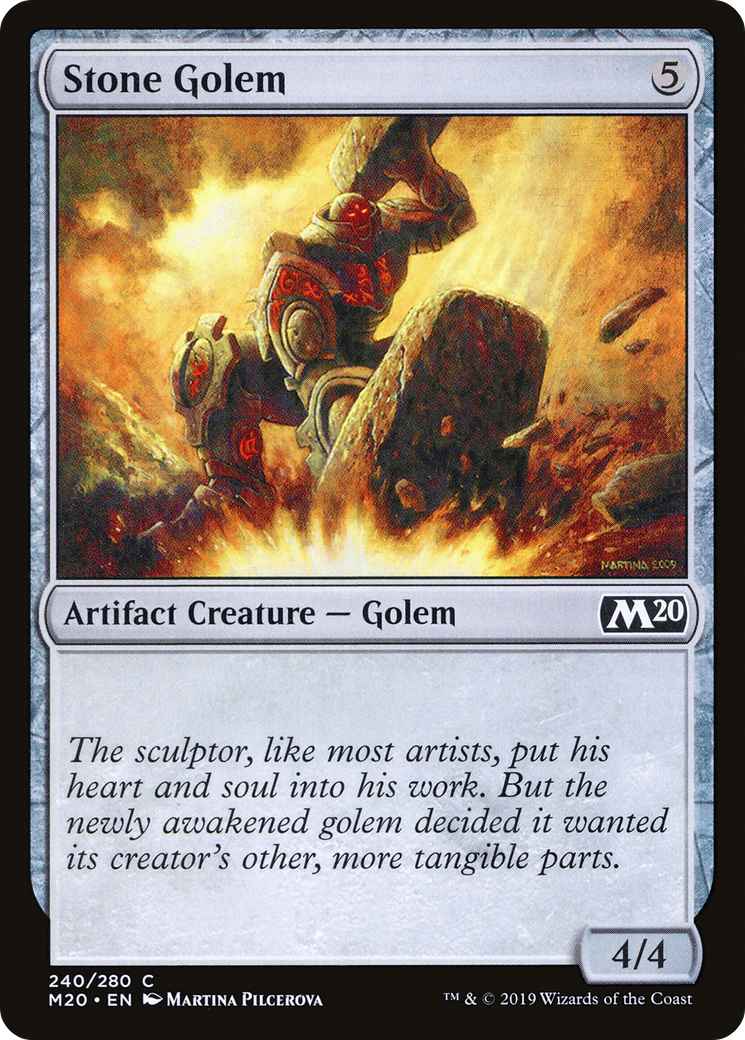 Stone Golem (M20-240) [Core Set 2020]
