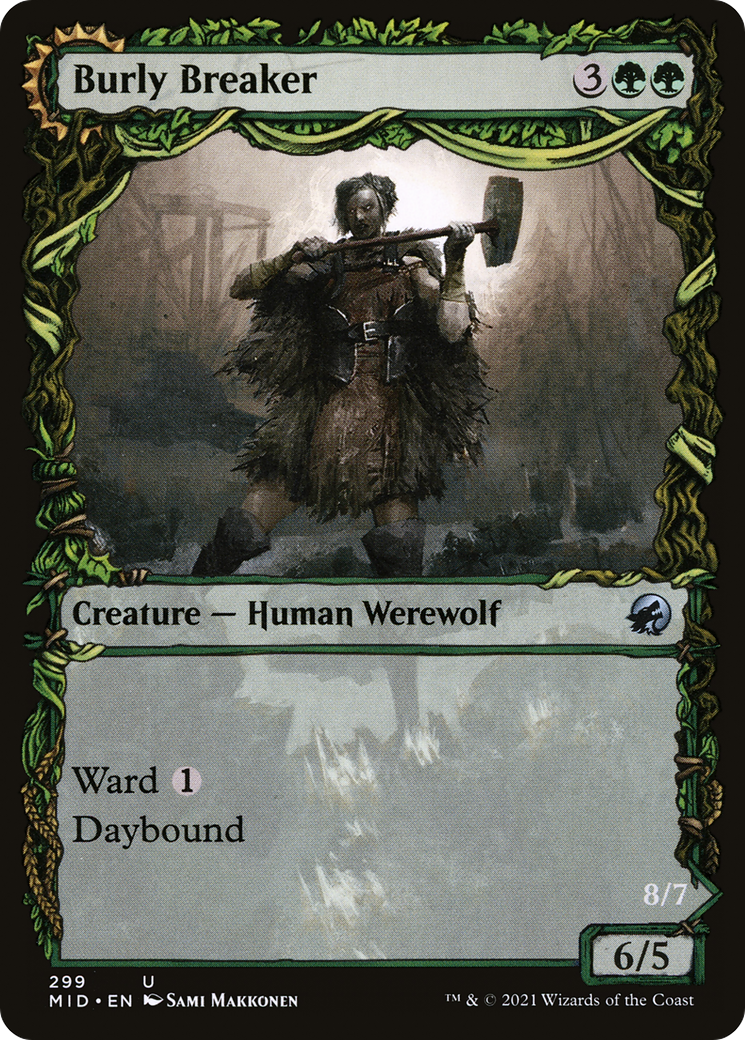 Burly Breaker (Showcase) (MID-299) [Innistrad: Midnight Hunt]