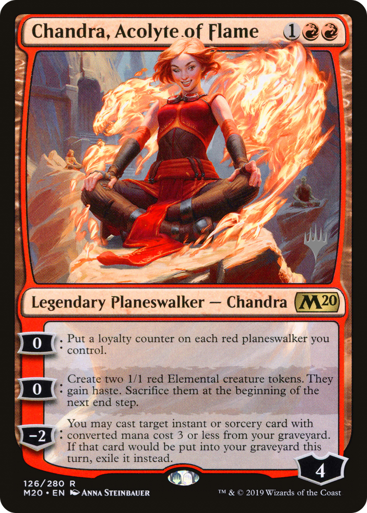 Chandra, Acolyte of Flame (PPM20-126) [Promo Pack: Core Set 2020 Promos]