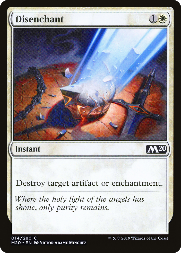 Disenchant (M20-014) [Core Set 2020] Foil