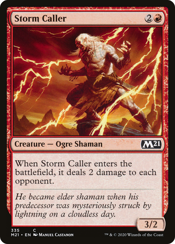 Storm Caller (M21-335) [Core Set 2021]