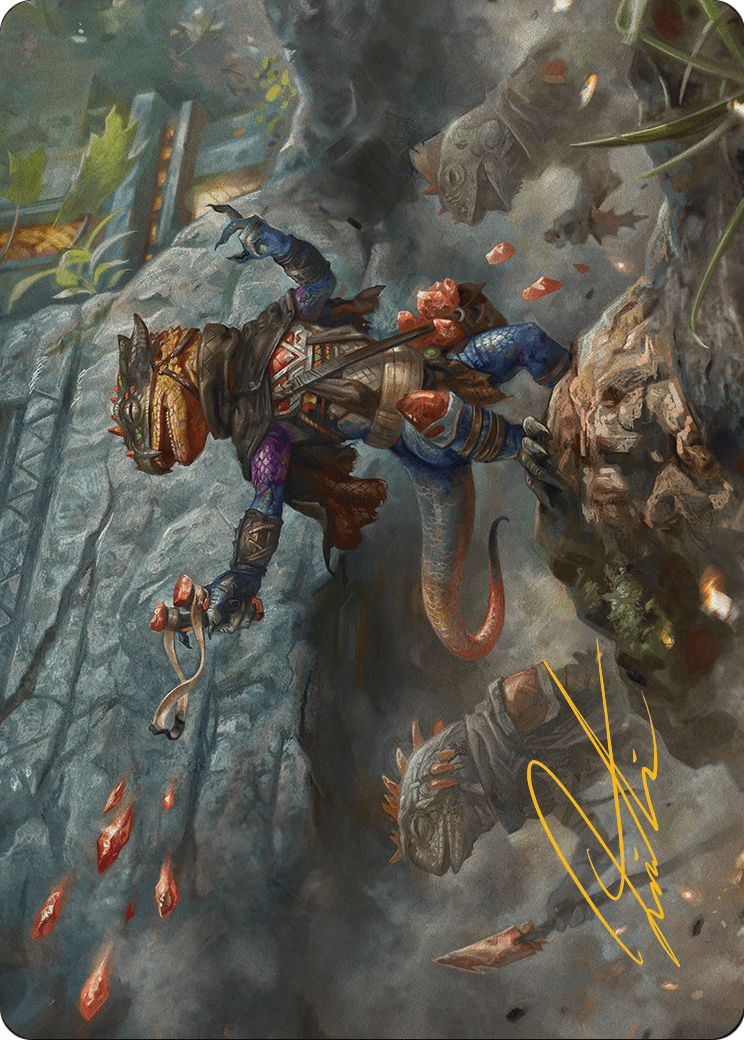 Agate Instigator // Agate Instigator (ABLB-033) (Borderless) [Bloomburrow Art Series] Foil