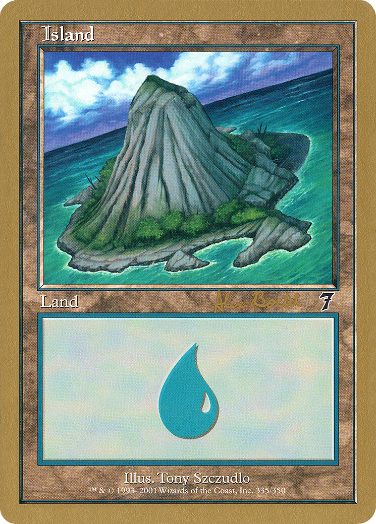 Island (335) - 2001 Alex Borteh (INV) [World Championship Decks 2001]