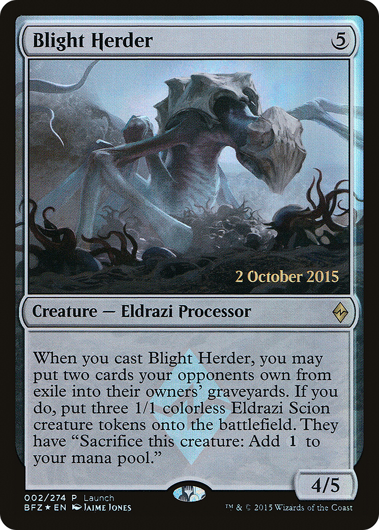 Blight Herder (LARP-002) [Battle for Zendikar Promos] Foil
