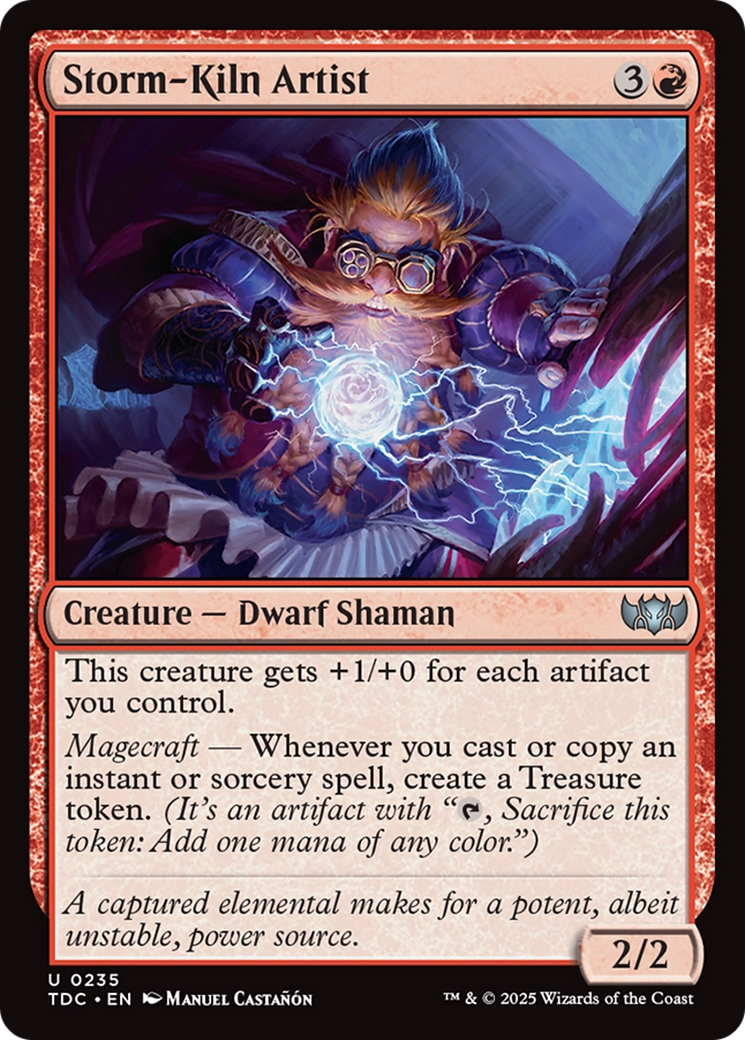 Storm-Kiln Artist (TDC-235) [Commander: Tarkir: Dragonstorm]
