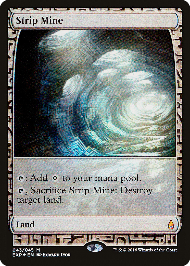 Strip Mine (EXP-043) [Zendikar Expeditions] Foil