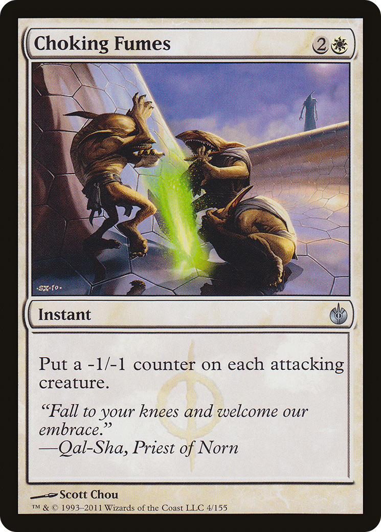 Choking Fumes (MBS-004) [Mirrodin Besieged] Foil