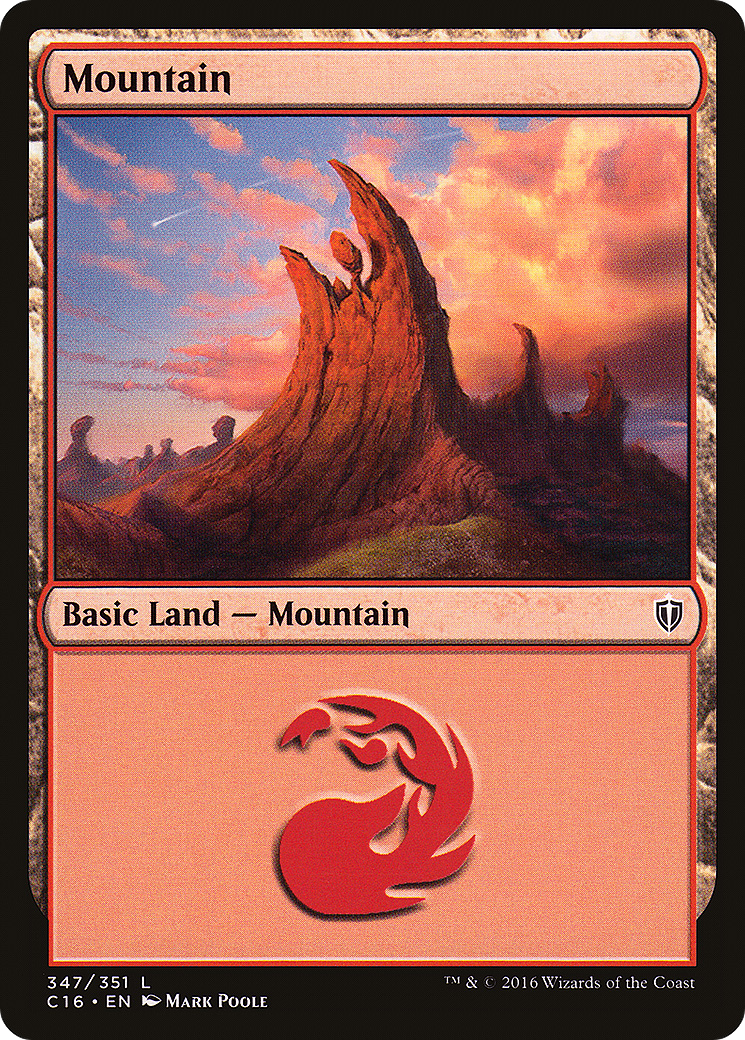 Mountain (C16-347) [Commander 2016]