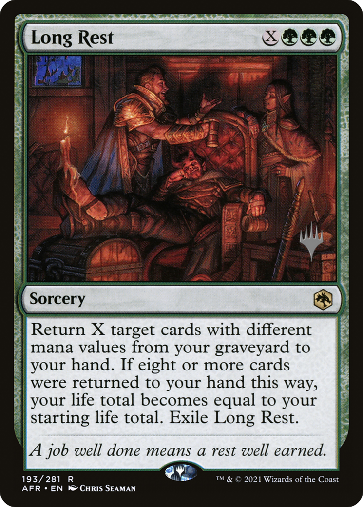 Long Rest (PPAFR-193) [Promo Pack: Adventures in the Forgotten Realms Promos]