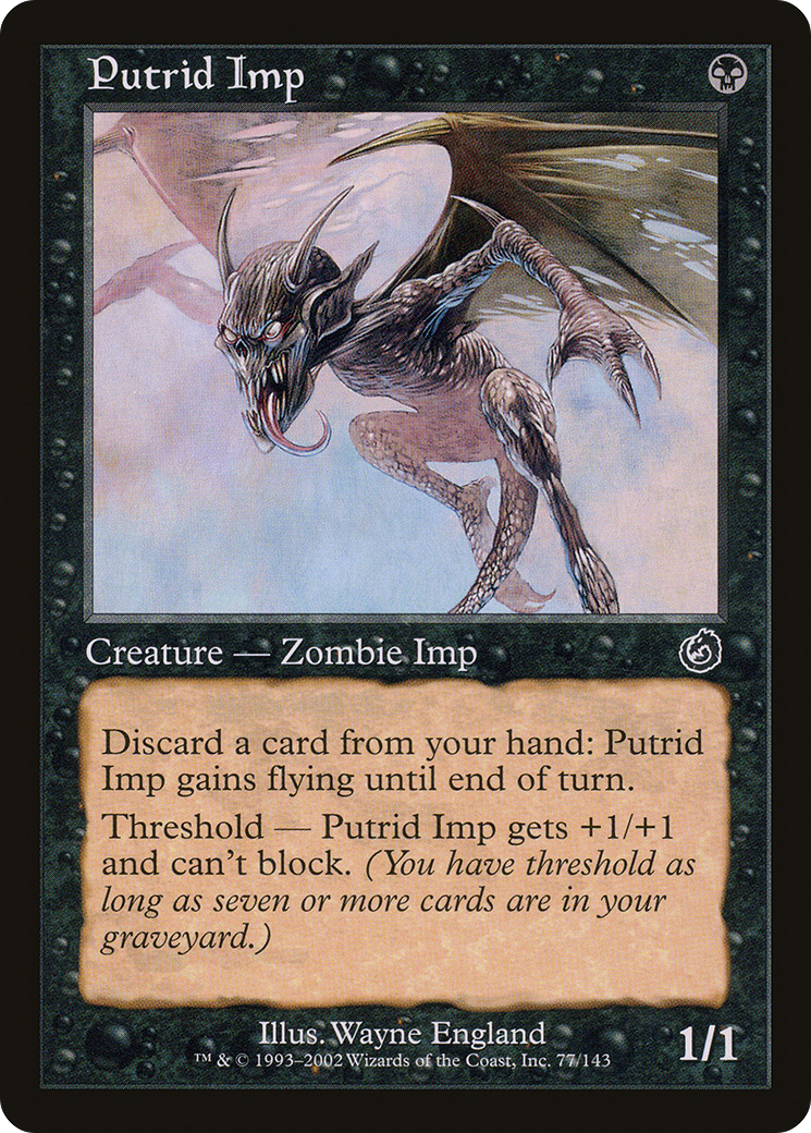 Putrid Imp (TOR-077) [Torment] Foil