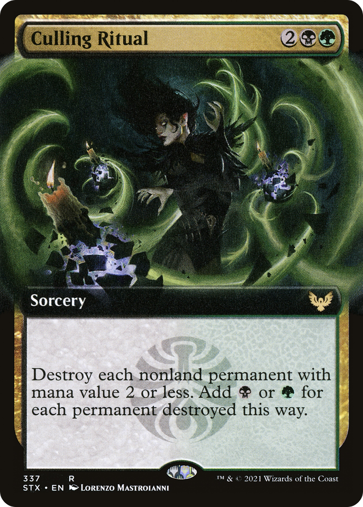 Culling Ritual (Extended Art) (STX-337) [Strixhaven: School of Mages]