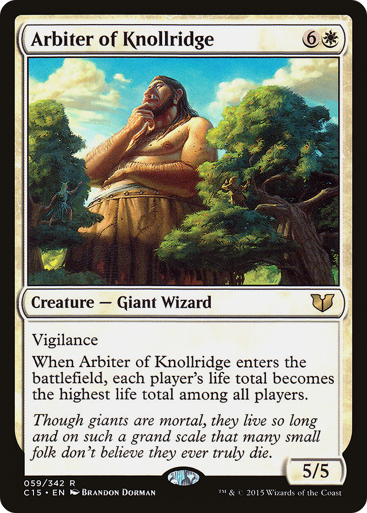 Arbiter of Knollridge (C15-059) [Commander 2015]