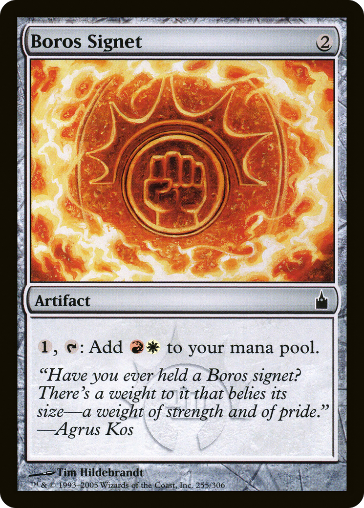 Boros Signet (RAV-255) [Ravnica: City of Guilds] Foil