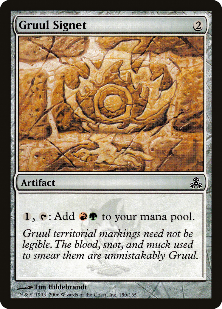 Gruul Signet (GPT-150) [Guildpact]