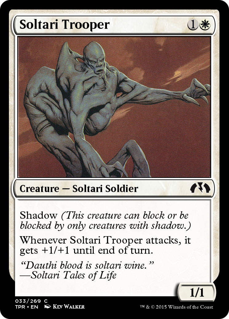 Soltari Trooper (TPR-033) [Tempest Remastered] Foil