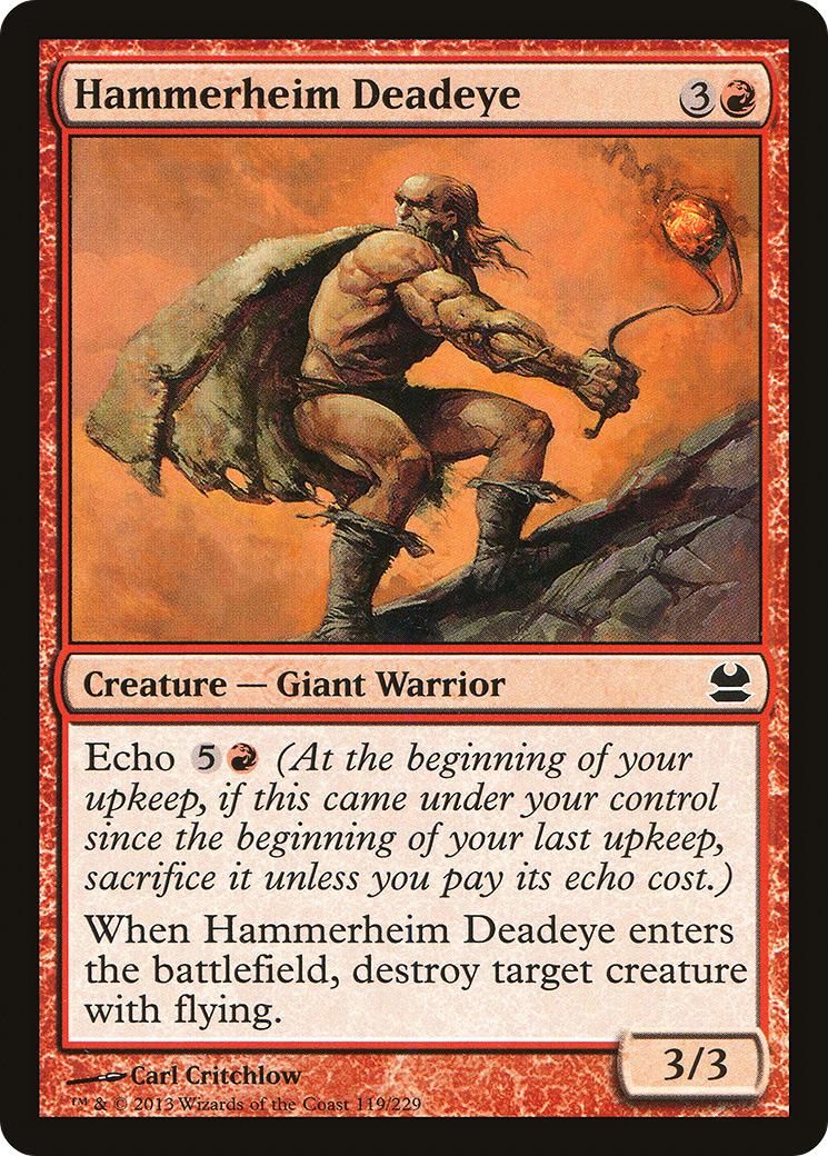 Hammerheim Deadeye (MMA-119) [Modern Masters] Foil