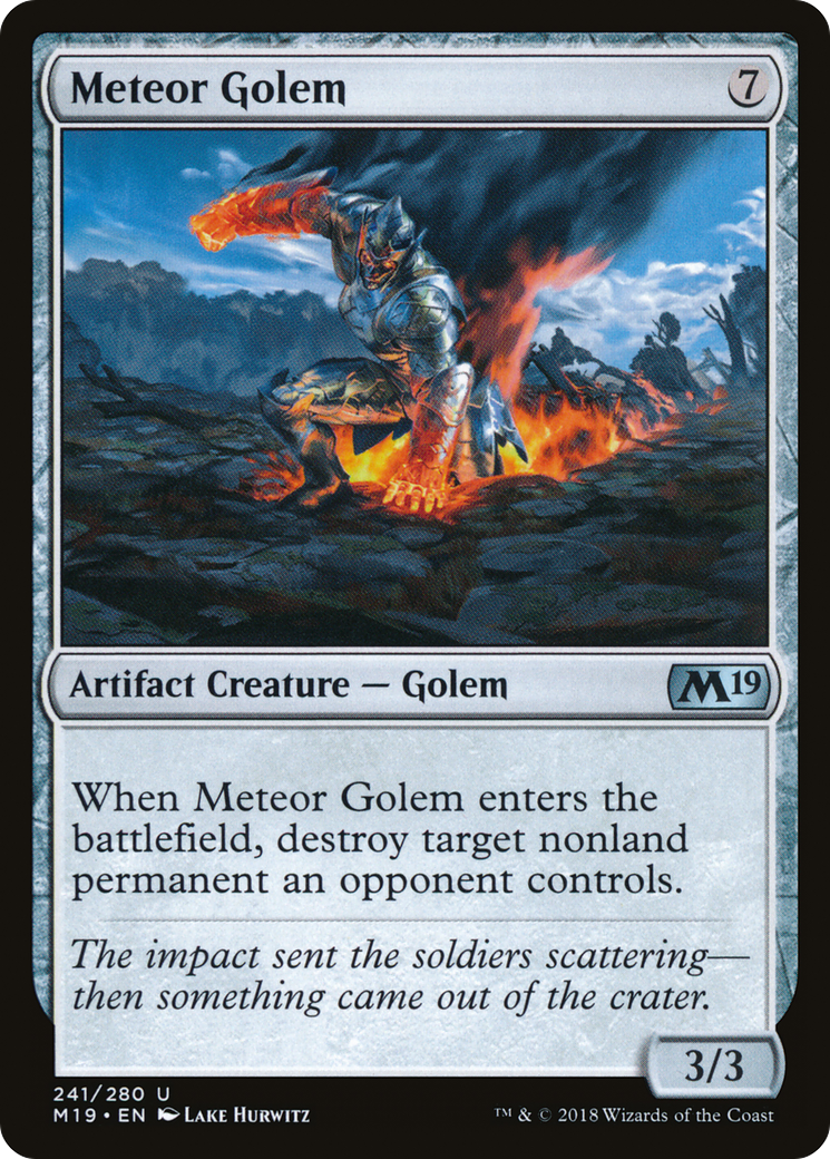 Meteor Golem (M19-241) [Core Set 2019]
