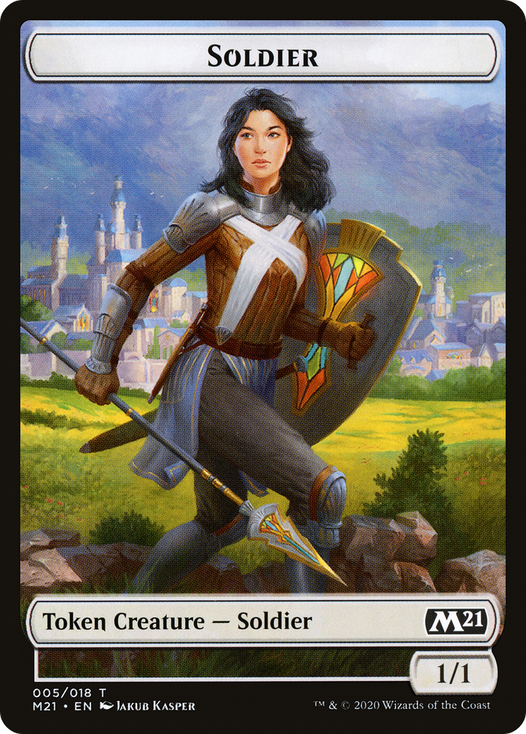 Soldier Token (M21-005) [Core Set 2021 Tokens]
