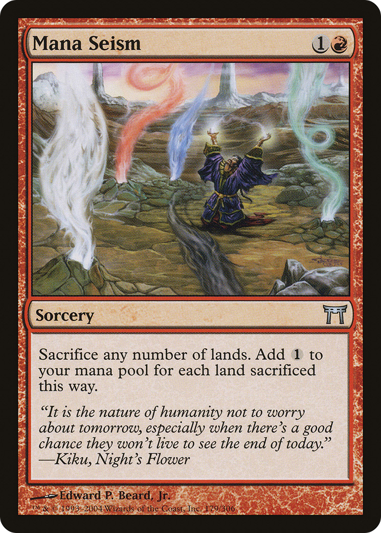 Mana Seism (CHK-179) [Champions of Kamigawa]