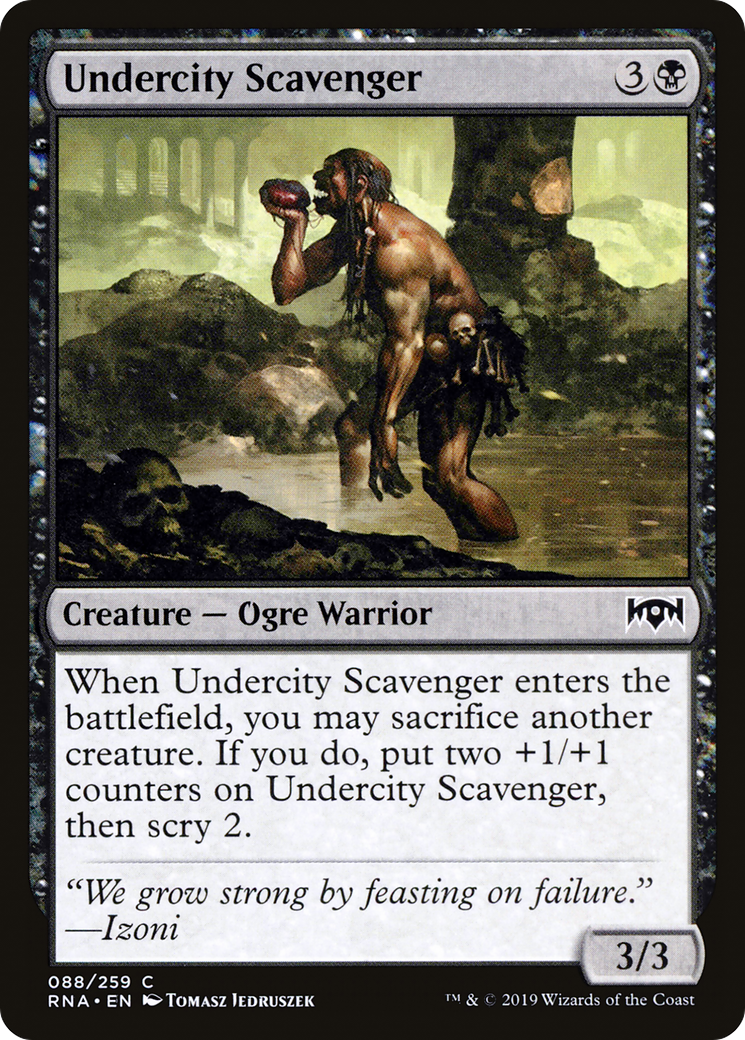 Undercity Scavenger (RNA-088) [Ravnica Allegiance] Foil