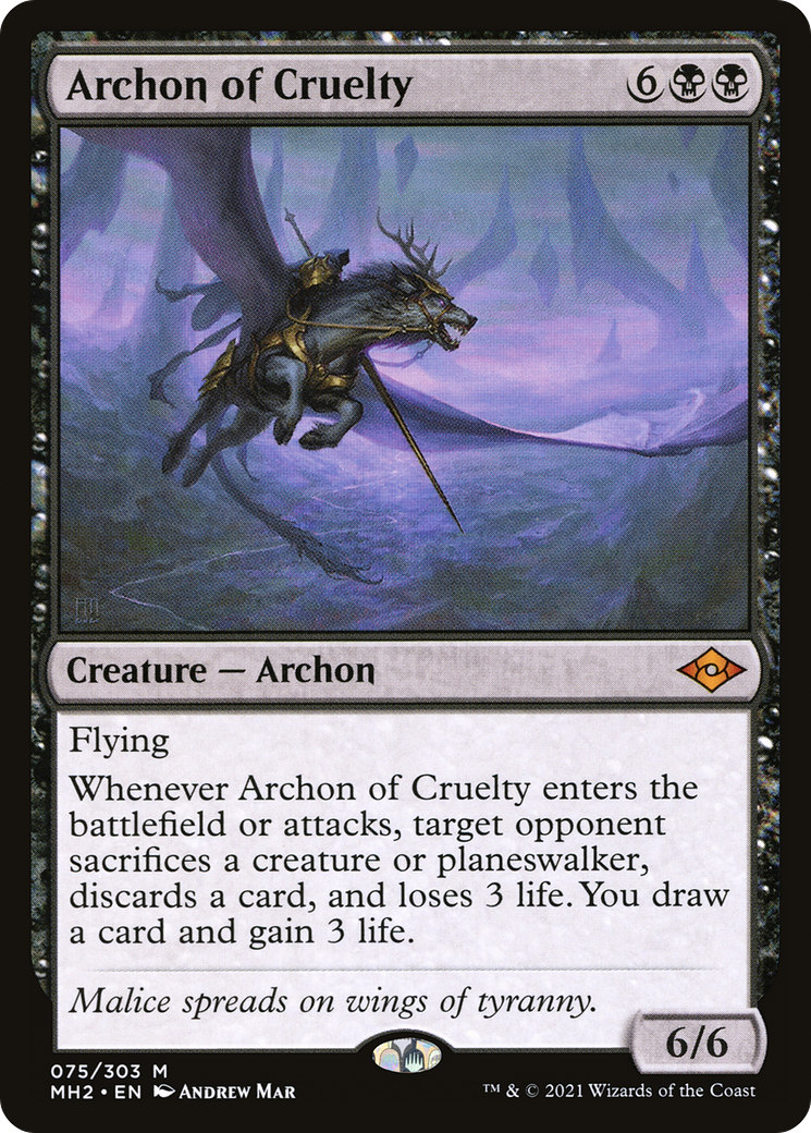 Archon of Cruelty (MH2-075) [Modern Horizons 2]